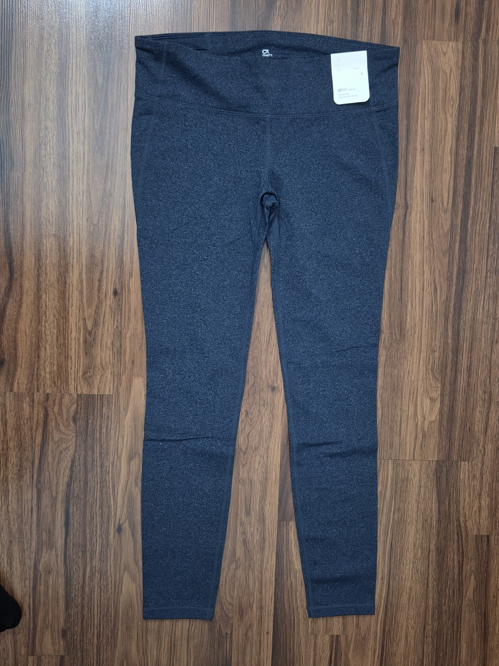 GapFit Dark Heather Gray Regular-Rise Active Leggings
